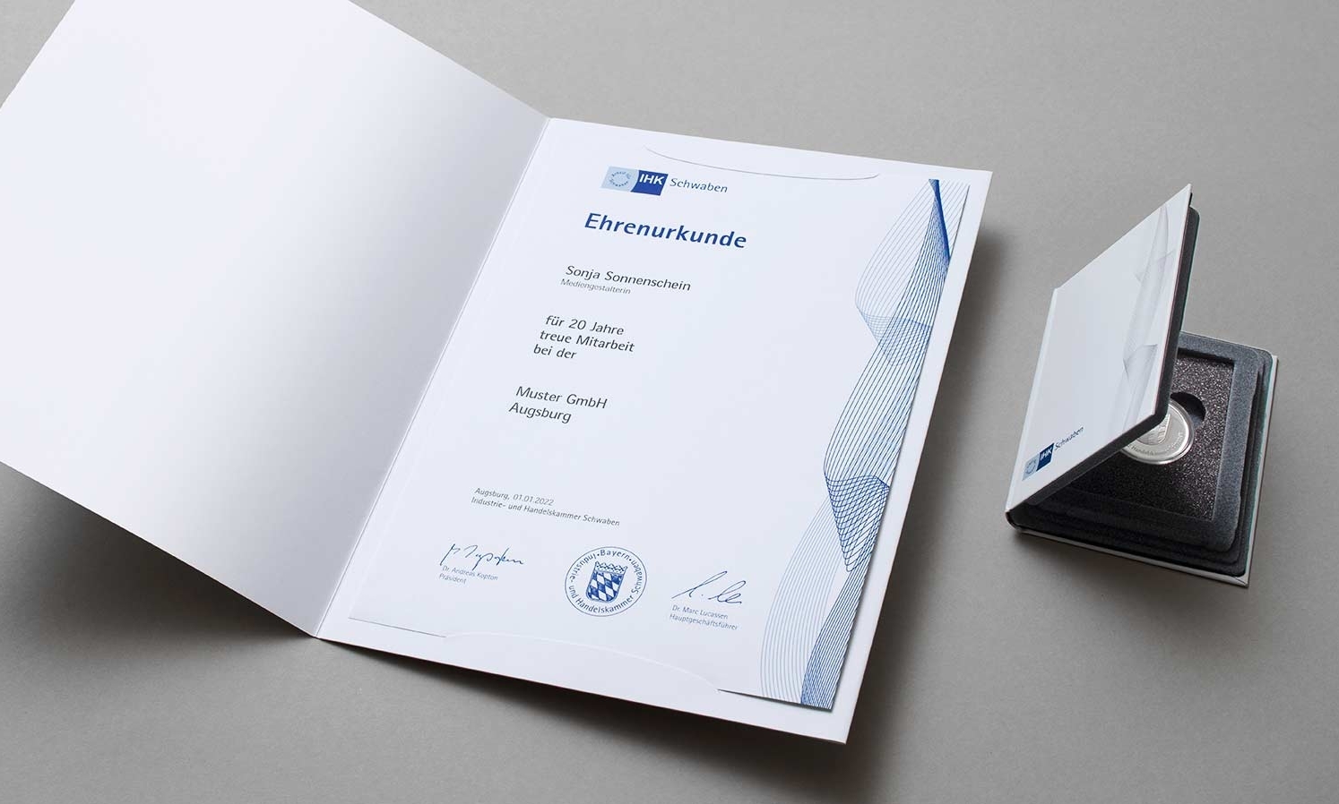 Urkundenmappen drucken