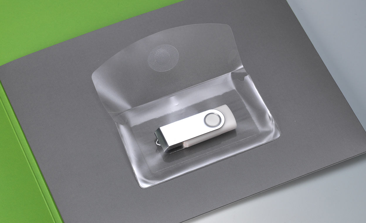Messemappe mit USB-Stick Tasche Messemappe mit USB-Stick Tasche
