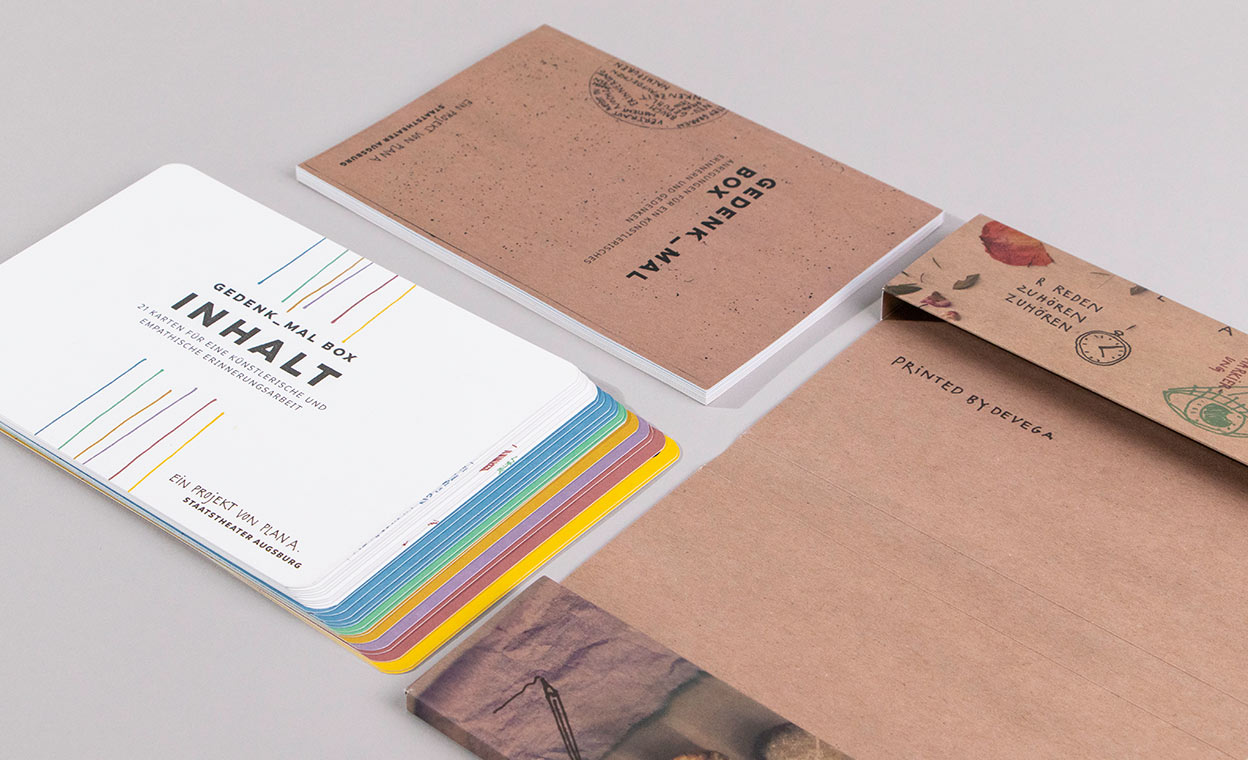 Sonderanfertigung: Individuelle Mappe mit Kartenset und Booklet